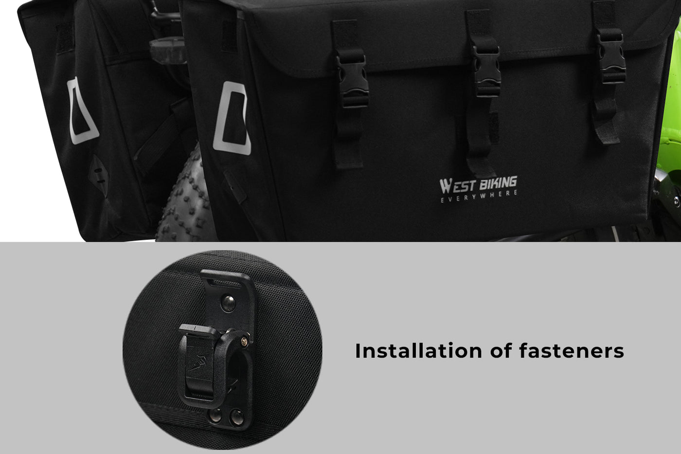 Large Cargo Pannier Bags 46L