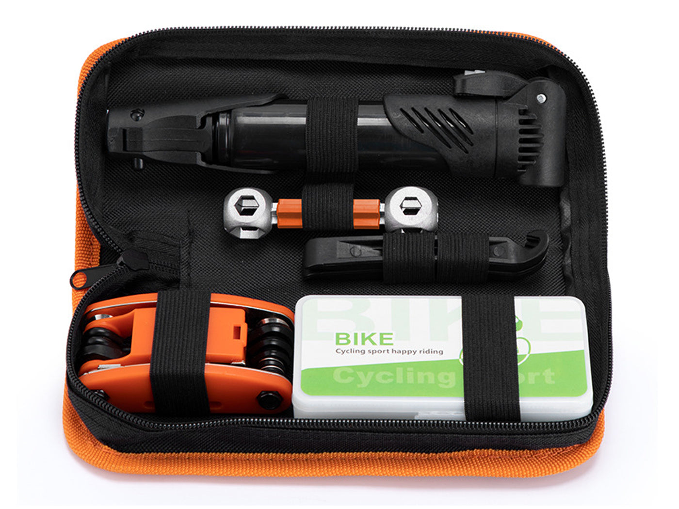 Electric Bike Repair Bag, Portable Tool Kit With Patches, Inflator, Maintenance Essentials