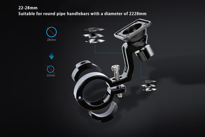 WILDMAN E-Bike Waterproof 360° Phone Mount Holder Bag